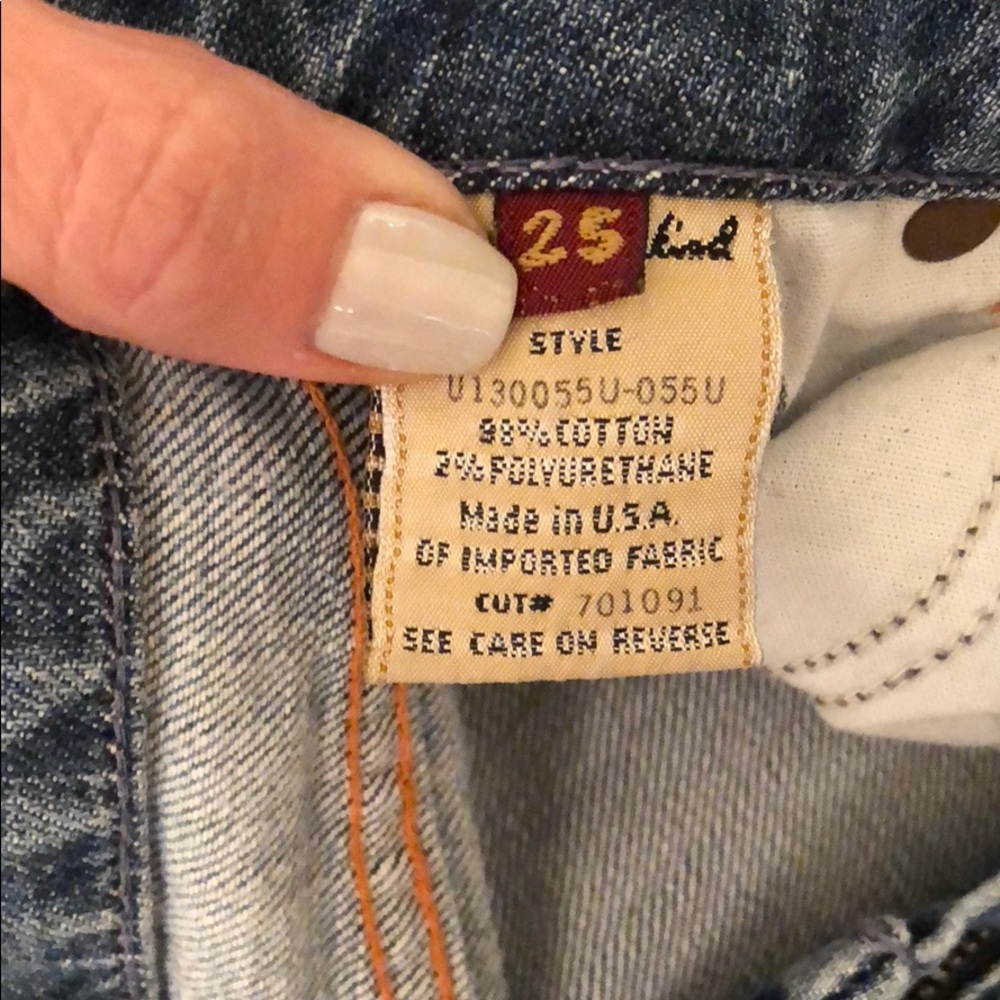 7 for all mankind jeans size 25 - Picture 5 of 5